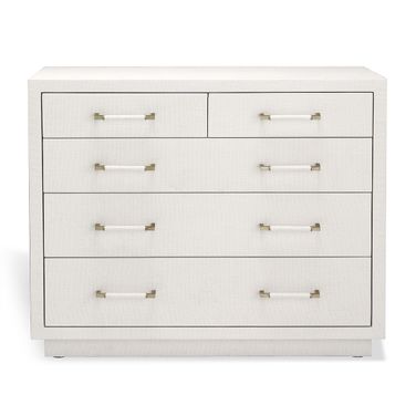 Taylor 5 Drawer Chest In White