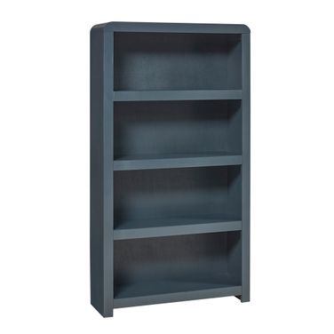 Taylor 60 Inch Bookcase In Malta Blue