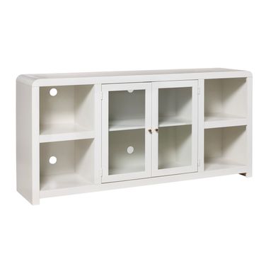 Taylor 71 Inch Console with 2 Doors In White