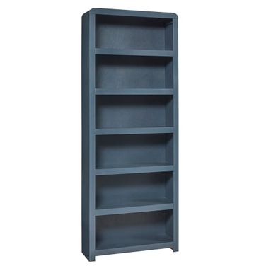 Taylor 84 Inch Bookcase In Malta Blue