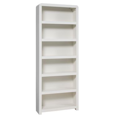 Taylor 84 Inch Bookcase In White
