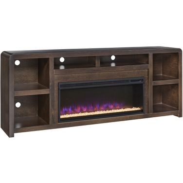 Taylor 84 Inch Fireplace Console In Espresso