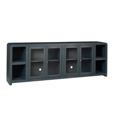 Taylor 96 Inch Console with 4 Doors In Malta Blue