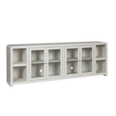 Taylor 96 Inch Console with 4 Doors In White