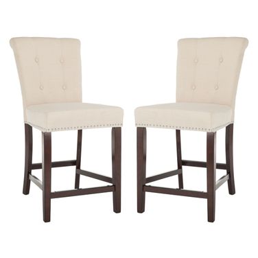 Taylor Counter Stool Set of 2 in Beige