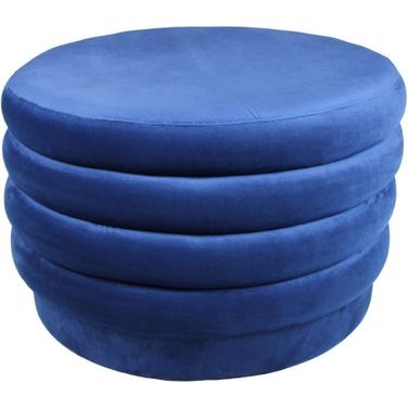 Thor Deep Ocean Round Large Ottoman