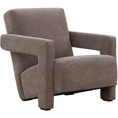 Taylor Modern Velvet Accent Chair In Brown