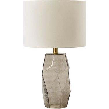 Taylow Gray Glass Table Lamp