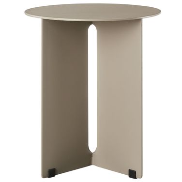 Tecton Outdoor Patio Aluminum Side Table In Khaki
