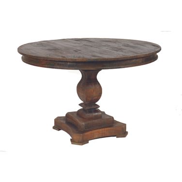 Telluride 60 Inch Round Dining Table In Brown