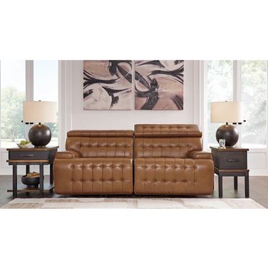 Temmpton 2-Piece Power Reclining Loveseat In Chocolate