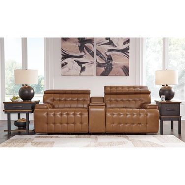 Temmpton 3-Piece Power Reclining Loveseat In Chocolate