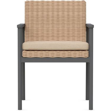 Terra Dining Chair Set of 2 with Cushion In Ginger and Natural