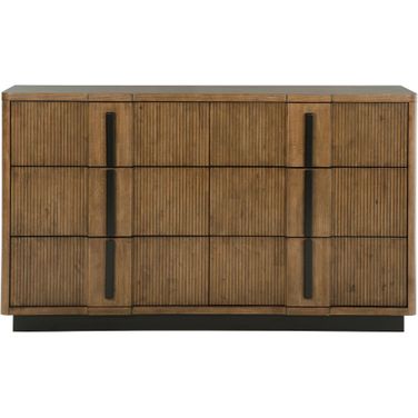 Terrace 6-Drawer Dresser Cabinet In Ash Brown