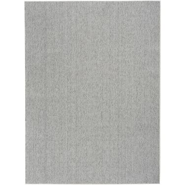Textured Home 9' x 12' Indoor Rug In Ivory Grey