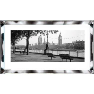 Thames Black And White Big Ben London Wall Art