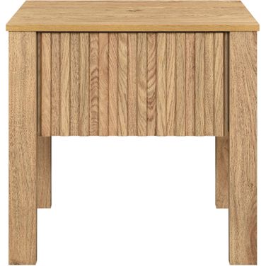 Thayer One Drawer End Table/Bedside Table In Natural
