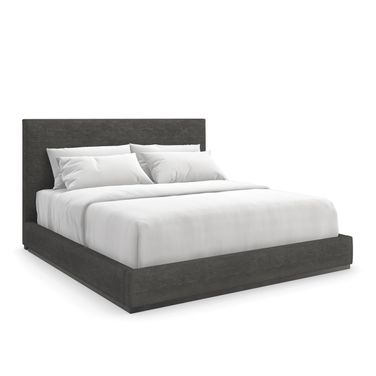 The Boutique Bed King Upholstered Bed In Black