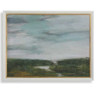 The Path of The Water Framed Print In Multi