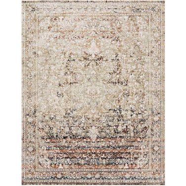 Theia Taupe/Brick 11'6" x 16' Rug
