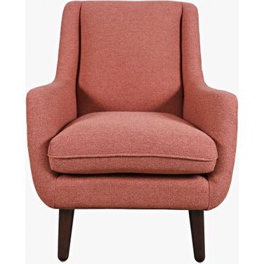 Theo Upholstered Accent Chair In Rose
