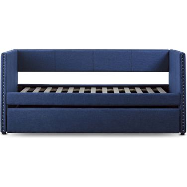 Therese Blue Daybed with Trundle