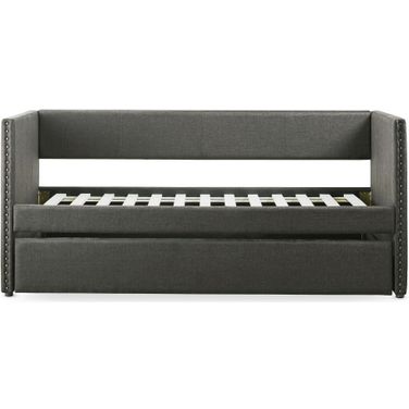 Therese Grey Daybed With Trundle