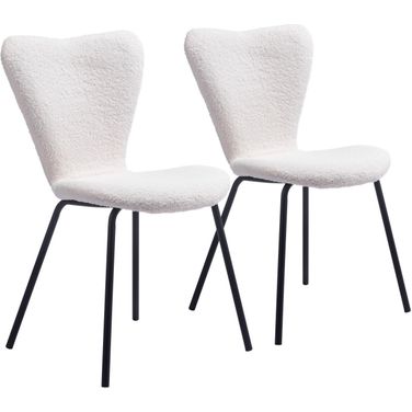 Thibideaux Dining Chair Set of 2 In Ivory