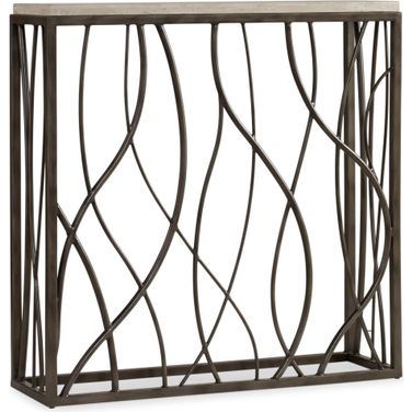 Melange Thin Metal Console Table