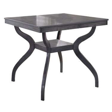 Thokozani Square Counter Height Dining Table In Dark Gray