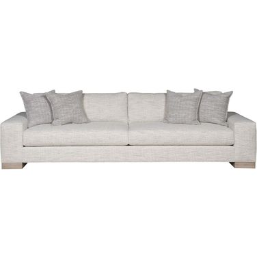 Thom Filicia Home Burke Extended Sofa In Ivory and Tan