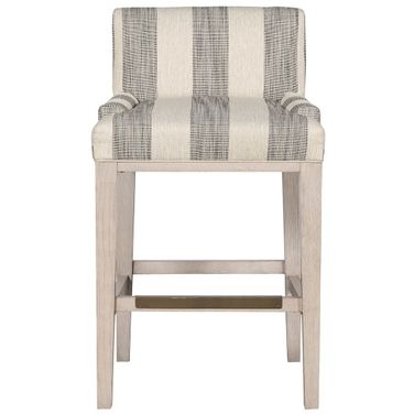 Thom Filicia Home Spencer Barstool In Black and Tan