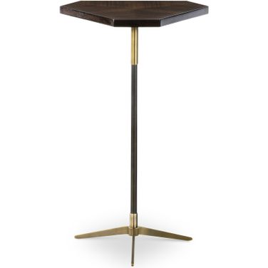 Thomas O'Brien Caron Dark Accent Table In Brown