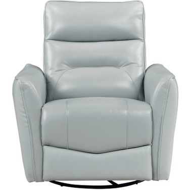 Thomas Swivel Glider Reclining Chair In Aqua