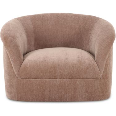 Thora Lounge Chair In Blush