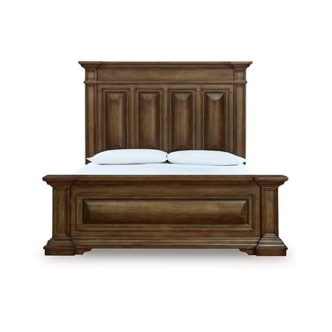 Thoridan King Panel Bed In Brown
