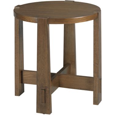 Thornton Round End Table In Autumn