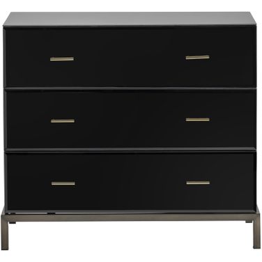 Three-Drawer Chest In Black