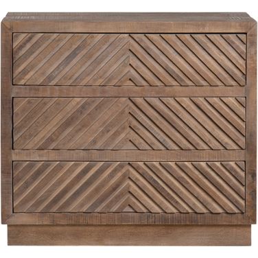 Three-Drawer Chest In Brown