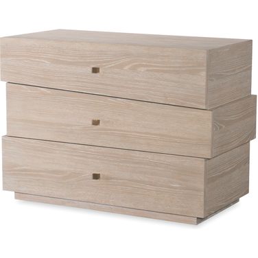 Three Drawer Chest In Sand