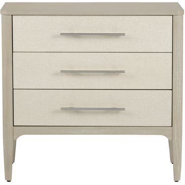 Three-Drawer Chest In Tan and Cream