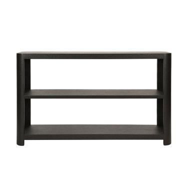 Three Tier Console In Black