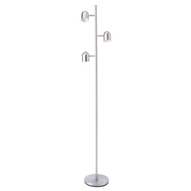 Tiara Floor Lamp In Brushed Nickel