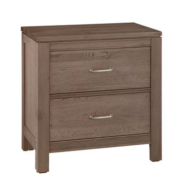 Tide and Timber 2 Drawer Nightstand In Grey