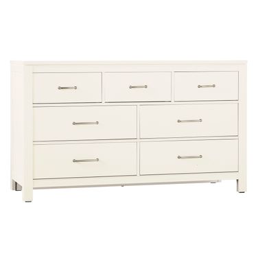 Tide and Timber 7 Drawer Dresser In Cream