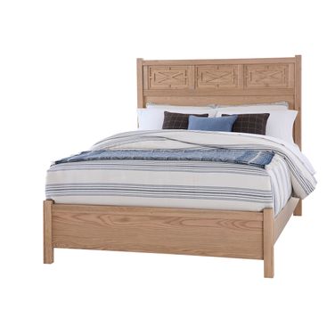 Tide and Timber Queen Fretwork Bed In Natural