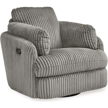 Tie-Breaker Swivel Glider Recliner In Fog