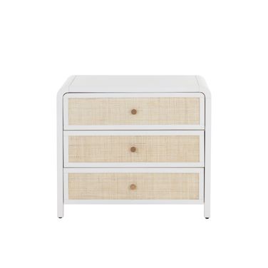 Tierra Nightstand In Natural and Antique White