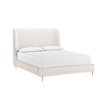 Tierra Queen Platform Bed In Bergen Taupe