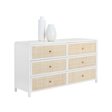 Tierra Small Dresser In Natural and Antique White